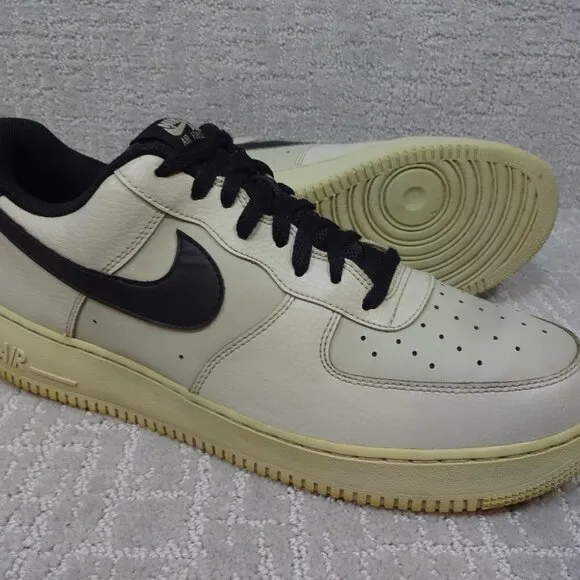 Nike Air Force 1 Low Men's Size 13 Gray Black Casual Lace Up Sneakers CD5463-100