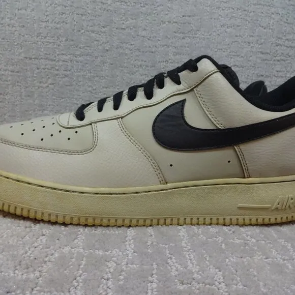 Nike Air Force 1 Low Men's Size 13 Gray Black Casual Lace Up Sneakers CD5463-100