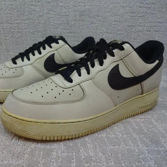 Nike Air Force 1 Low Men's Size 13 Gray Black Casual Lace Up Sneakers CD5463-100