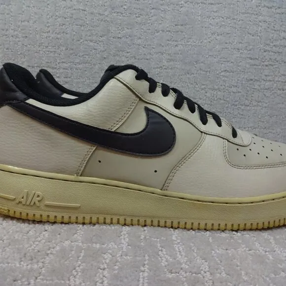 Nike Air Force 1 Low Men's Size 13 Gray Black Casual Lace Up Sneakers CD5463-100