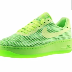 Nike Air Force 1 Women’s 8 Ghost Green Sneakers Upstep  Low Top BR Mesh Swoosh