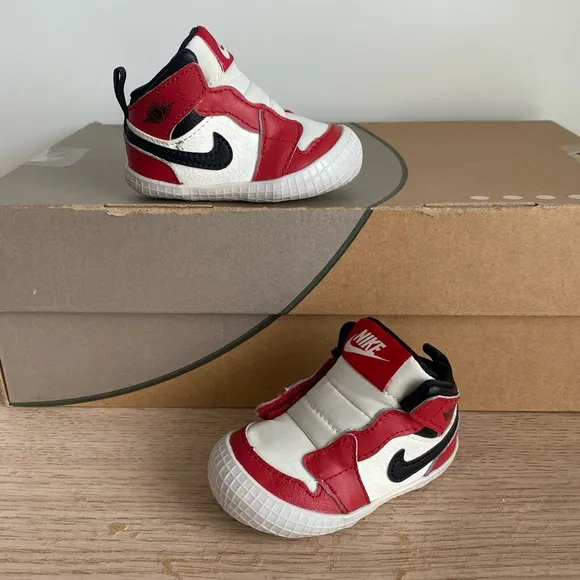 ❣️Nike Air Jordan 1 Crib Bootie ‘Lost &amp; Found’ Baby Sneakers - SZ 2 C