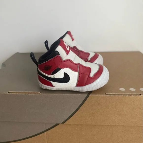❣️Nike Air Jordan 1 Crib Bootie ‘Lost &amp; Found’ Baby Sneakers - SZ 2 C