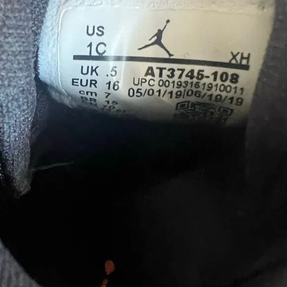 🧡Nike Air Jordan 1 Crib Bootie ‘Shattered Backboard’ Baby Sneakers- SZ 1 C