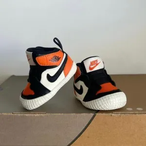 🧡Nike Air Jordan 1 Crib Bootie ‘Shattered Backboard’ Baby Sneakers- SZ 1 C