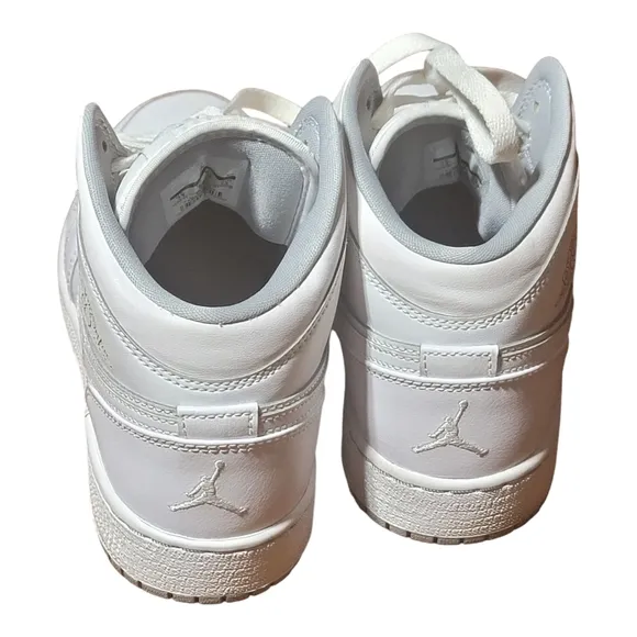 Nike Air Jordan 1 Mid White Sneakers