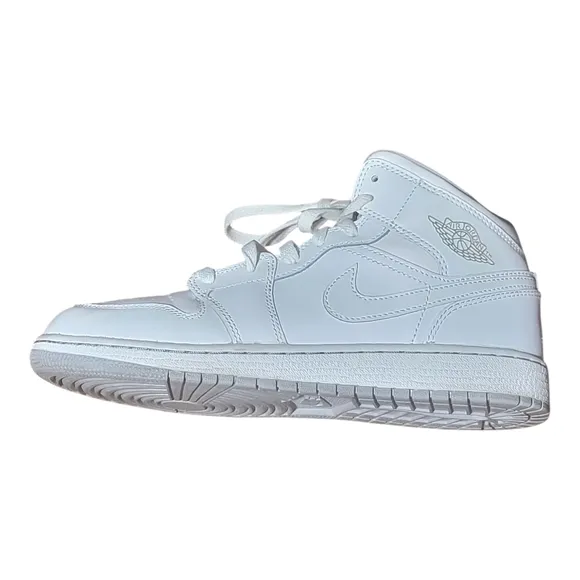 Nike Air Jordan 1 Mid White Sneakers