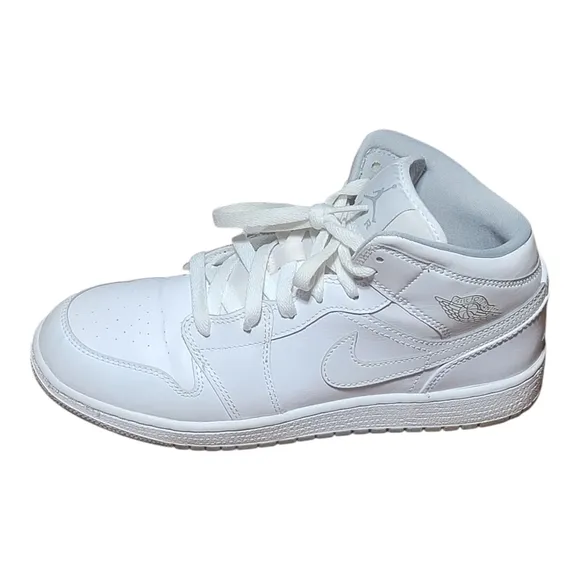 Nike Air Jordan 1 Mid White Sneakers