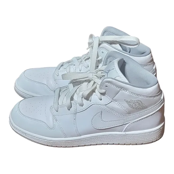 Nike Air Jordan 1 Mid White Sneakers