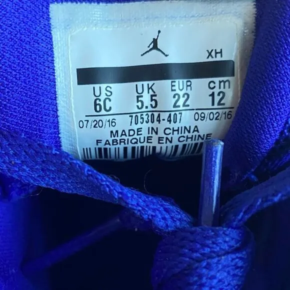 Nike Air Jordan 1 Retro ‘Concord’ Toddler Sneakers- SZ 6 C
