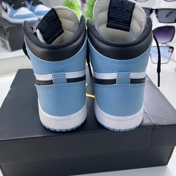 Nike Air Jordan 1 Retro High OG Blue Black White Sneakers