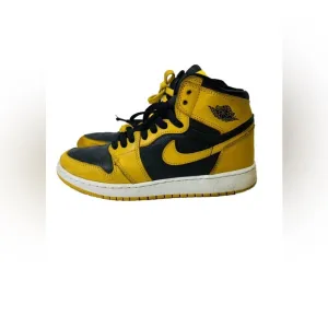 Nike Air Jordan 1 Retro High OG GS Pollen Size 6.5Y Yellow  Black 575441 701
