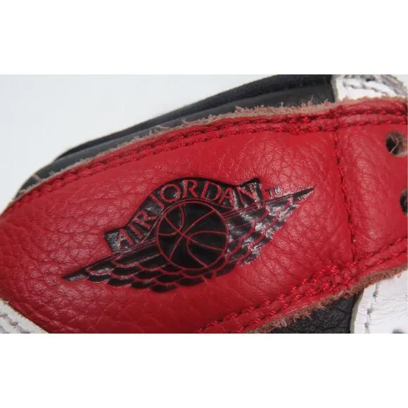 Nike Air Jordan 1 Retro High OG Heritage White Red 575441-161 Sneakers Boys 5Y