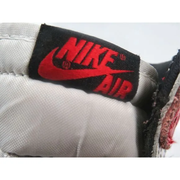 Nike Air Jordan 1 Retro High OG Heritage White Red 575441-161 Sneakers Boys 5Y