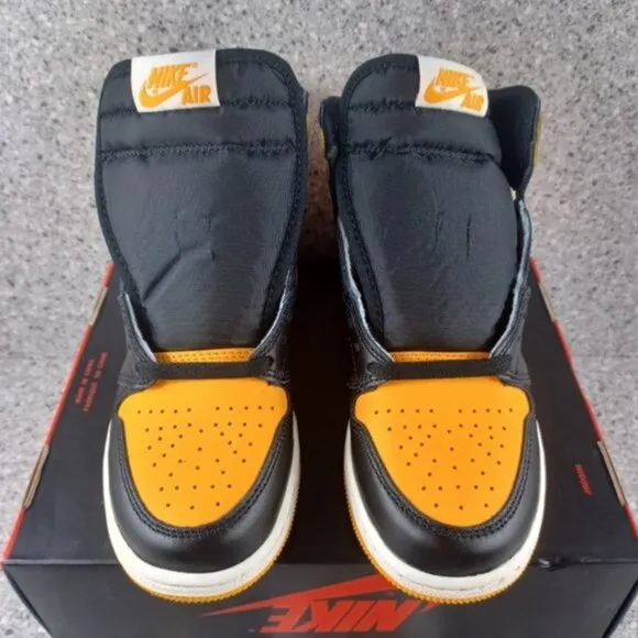 Nike Air Jordan 1 Retro High OG Taxi Sneakers - Size 4.5 Youth Shoes