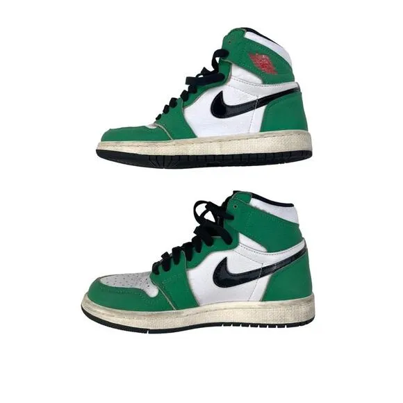 Nike - Air Jordan 1 Retro High Sneakers in Lucky Green
