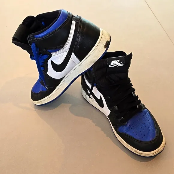 Nike Air Jordan 1 Retro OG High Royal Kids Sneakers Size 6.5Y