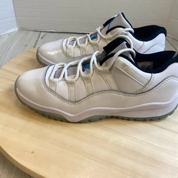 Nike Air Jordan 11 Retro Low PS Legend Blue White Sneakers Kids 3Y 505835-117