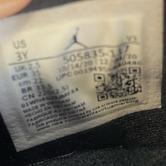 Nike Air Jordan 11 Retro Low PS Legend Blue White Sneakers Kids 3Y 505835-117