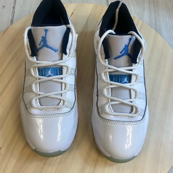 Nike Air Jordan 11 Retro Low PS Legend Blue White Sneakers Kids 3Y 505835-117