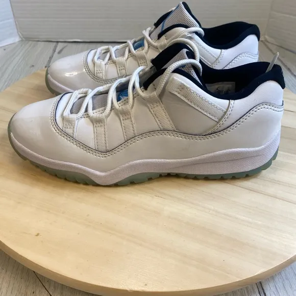Nike Air Jordan 11 Retro Low PS Legend Blue White Sneakers Kids 3Y 505835-117