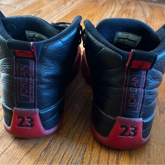 Nike  Air Jordan 12 Retro &quot;Flu Game/Red/Black&quot; 130690-002 (2016) Men’s Sz 8.5