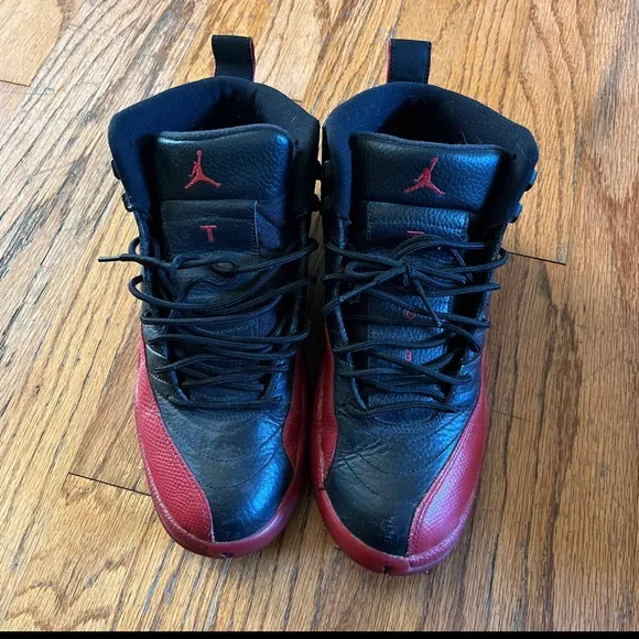 Nike  Air Jordan 12 Retro &quot;Flu Game/Red/Black&quot; 130690-002 (2016) Men’s Sz 8.5