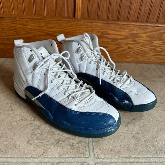 Nike Air Jordan 12 Retro French Blue Jordans Sneakers Size 11