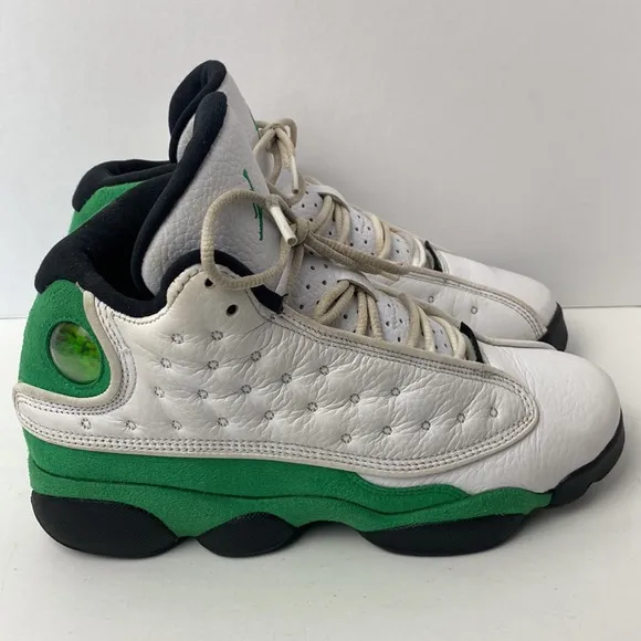NIKE AIR JORDAN 13 RETRO GS 'LUCKY GREEN' - SIZE 5.5 YOUTH (DB6536-113) Sneakers