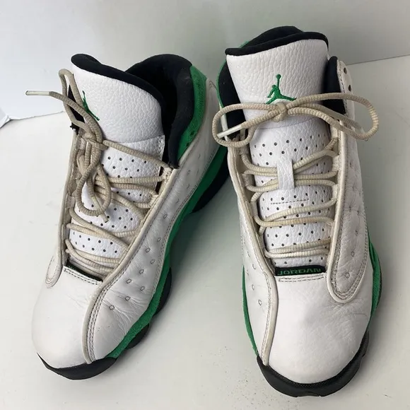 NIKE AIR JORDAN 13 RETRO GS 'LUCKY GREEN' - SIZE 5.5 YOUTH (DB6536-113) Sneakers