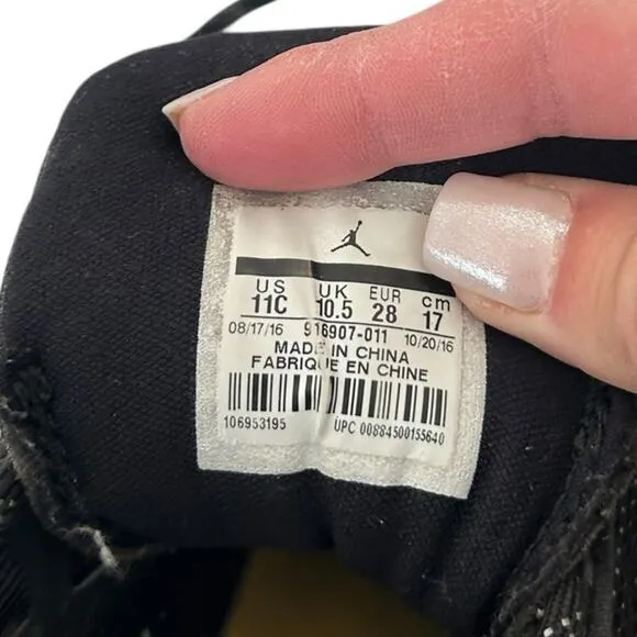 Nike Air Jordan 13 XIII Retro Black Cat Sneakers Sz 11C