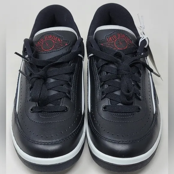 Nike Air Jordan 2 Retro Low Black White Sneakers DX4401-001 Women's Size 6.5 New