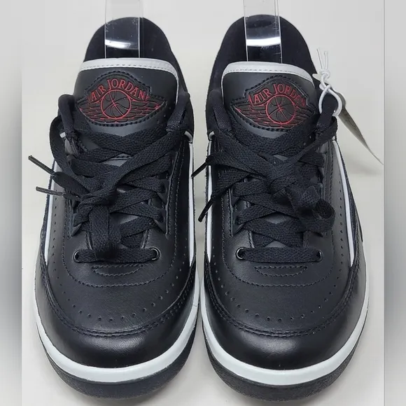 Nike Air Jordan 2 Retro Low Black White Sneakers DX4401-001 Women's Size 6.5 New