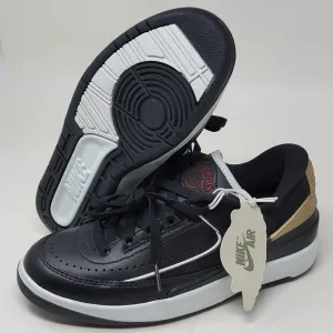 Nike Air Jordan 2 Retro Low Black White Sneakers DX4401-001 Women's Size 6.5 New