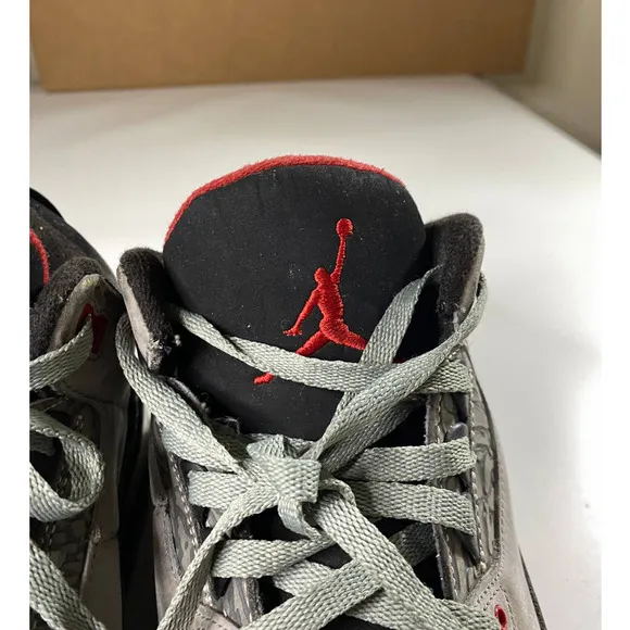Nike Air Jordan 3 Retro 2011 Stealth Sneakers Men's Size 11