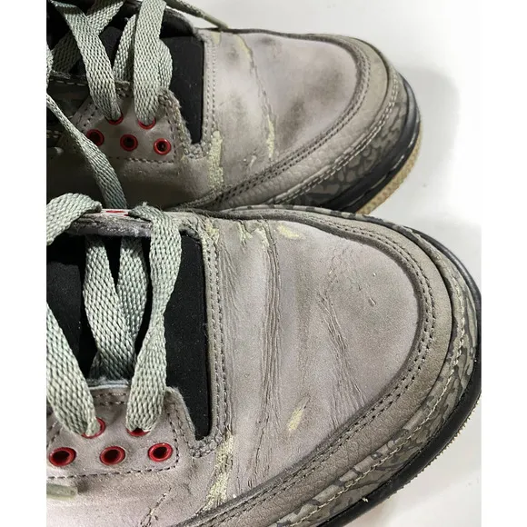 Nike Air Jordan 3 Retro 2011 Stealth Sneakers Men's Size 11