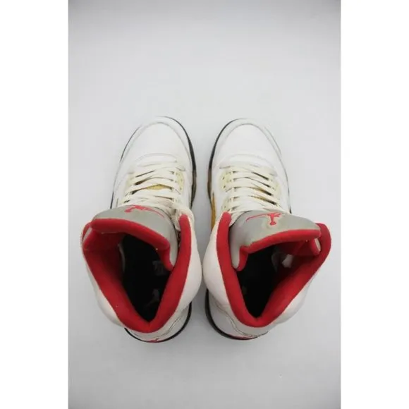 Nike Air Jordan 5 Mens Size 7.5  Retro Fire Red Sneakers 136027-100