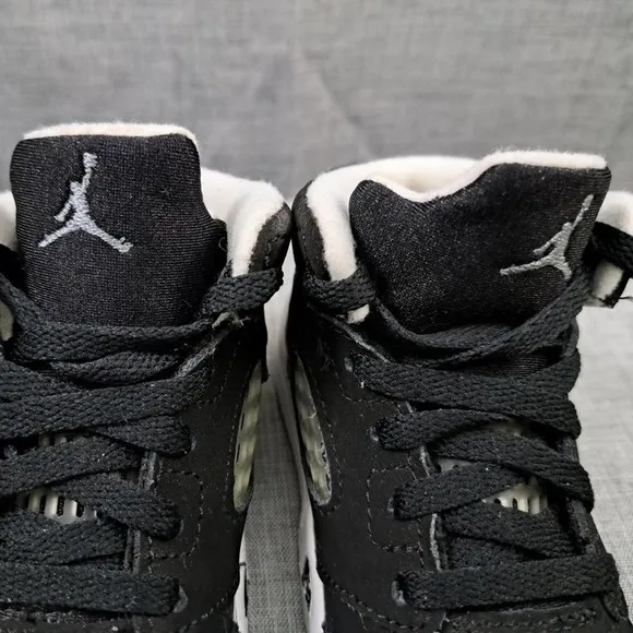 Nike Air Jordan 5 Retro Moonlight 'Oreo' 2021 440890-011 Sneakers Black TD SZ 6C