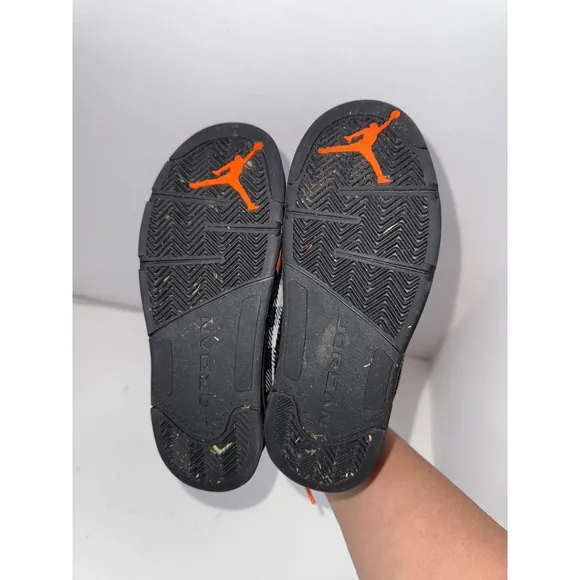 Nike Air Jordan 5 Retro Plaid Boys Size 1.5Y Athletic Shoes Sneakers FD4812-008