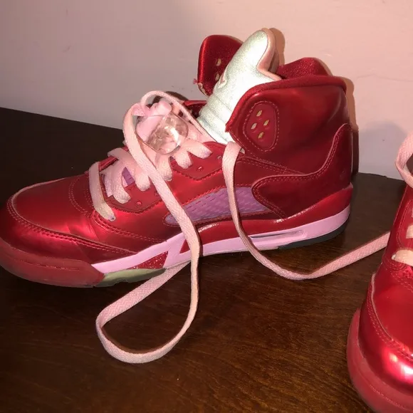 Nike Air Jordan 5 Retro Valentines Day Red  Sneakers