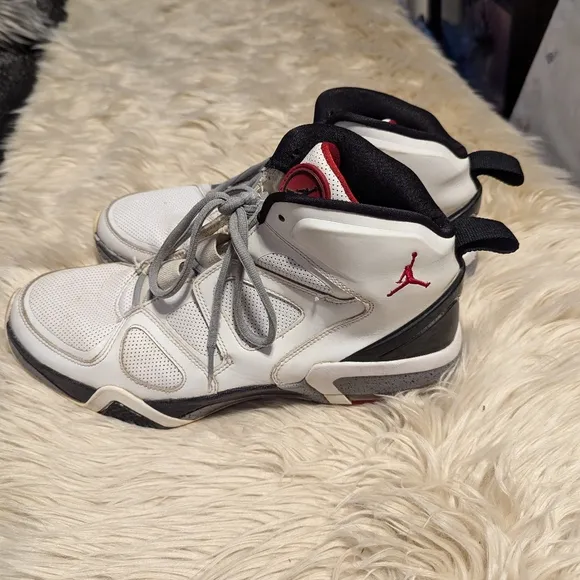 Nike Air Jordan Ol' School IV White Black Red varsity Sneakers size 12
