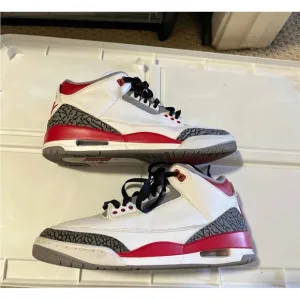 Nike Air Jordan Retro 3 Fire Red 2022 (DN3707-160) Size 8.5 Men’s Preowned Og
