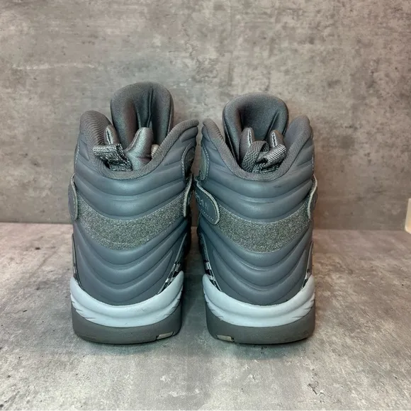 Nike Air Jordan Retro 8 'Cool Grey' Sneakers Mens sz 10 - grey