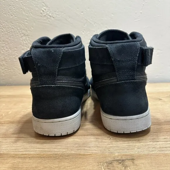 Nike Air Jordan Retro High Strap Sneakers Black Men's 11
