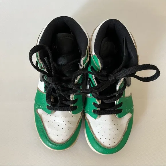 Nike Air Jordan Retro Lucky Green High Top Sneakers