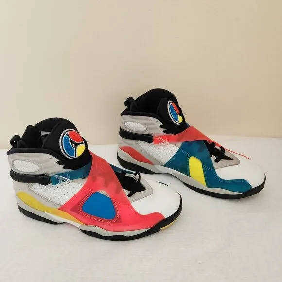 Nike Air Jordan Sneakers Men's 11 BQ7666-100 8 SP SE White Multicolor 2019 Retro