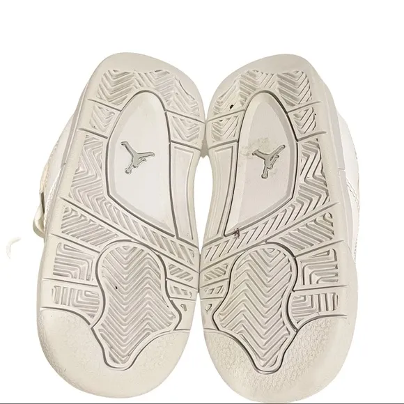 Nike Air Jordan White Retro Pure Money Infant High Top Sneakers Size 7C
