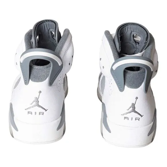 NIKE Air Jordan 6 Retro 'Cool Grey' Sneakers Size  7