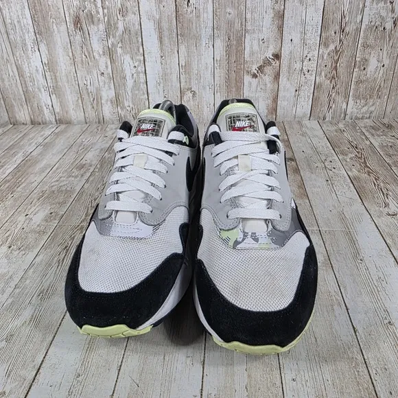 Nike Air Max 1 Premium Sneakers Camo Accents Casual Shoes US 9