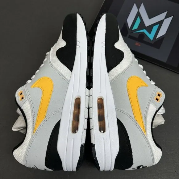 Nike Air Max 1 Steelers White Gold Black Sneakers Retro FD9082-104 Men’s Sizes